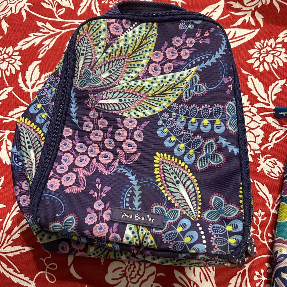 Vera Bradley Purple Floral Lunch Bag